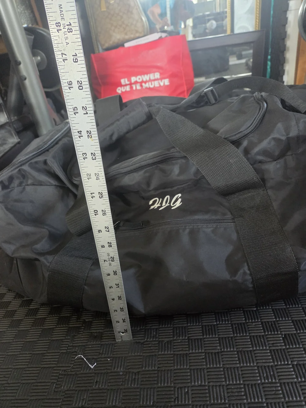 L.L. Bean Black Men’s Duffel Bag with Dual Handles